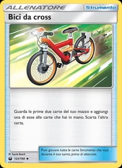 Bici da cross card in Italian