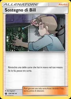Sostegno di Bill card in Italian