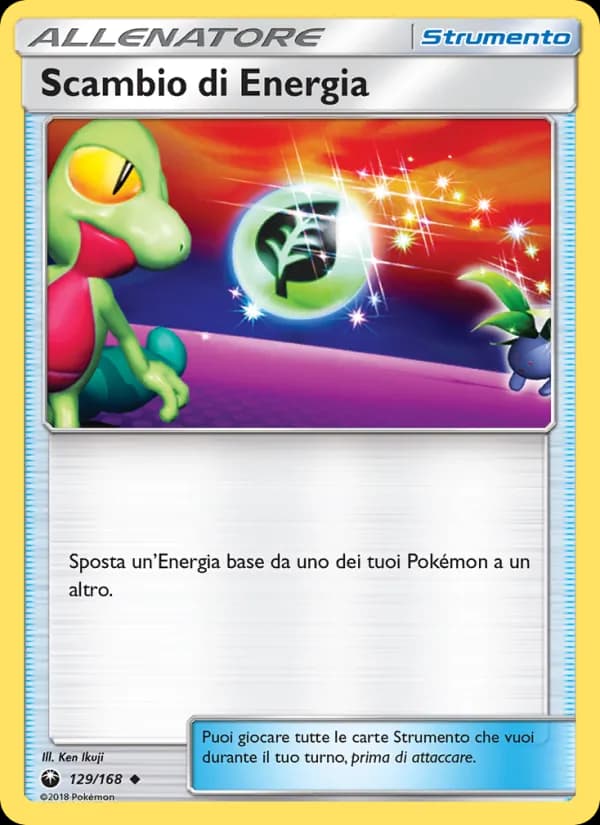 Scambio di Energia card in Italian