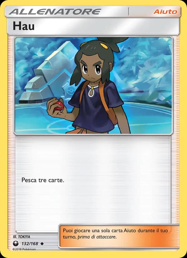 Hau card in Italian