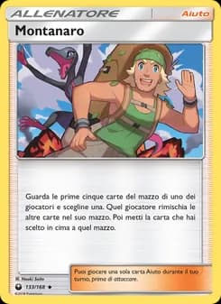Montanaro card in Italian