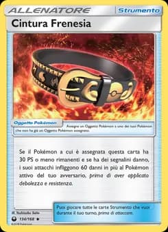 Cintura Frenesia card in Italian