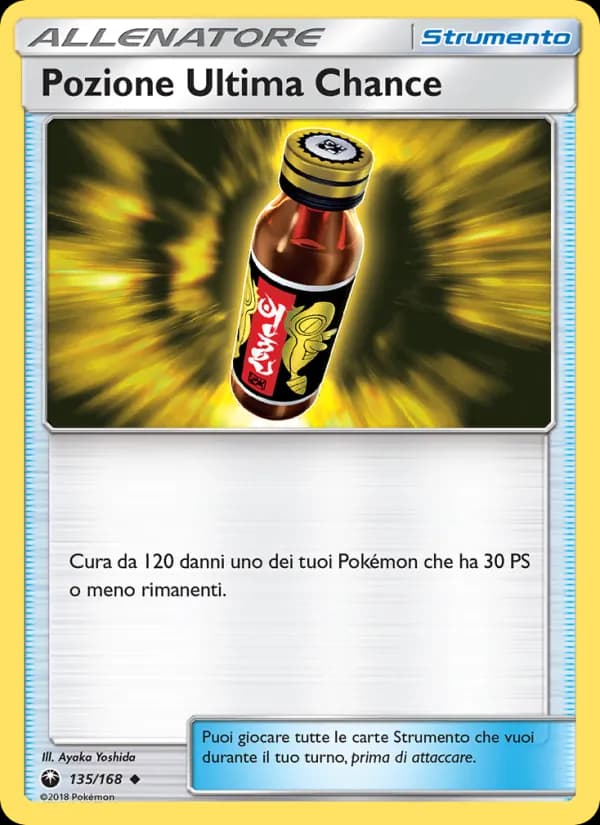Pozione Ultima Chance card in Italian