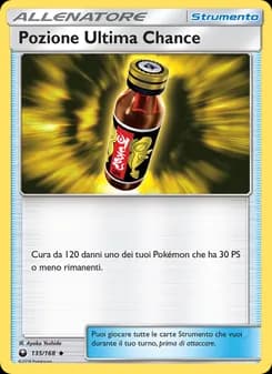 Pozione Ultima Chance card in Italian