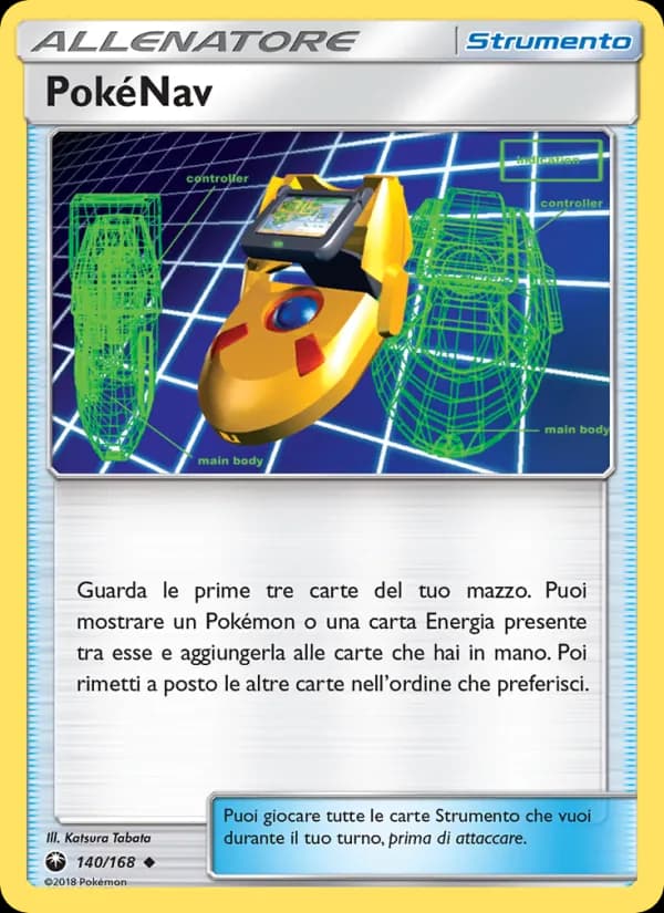 PokéNav card in Italian