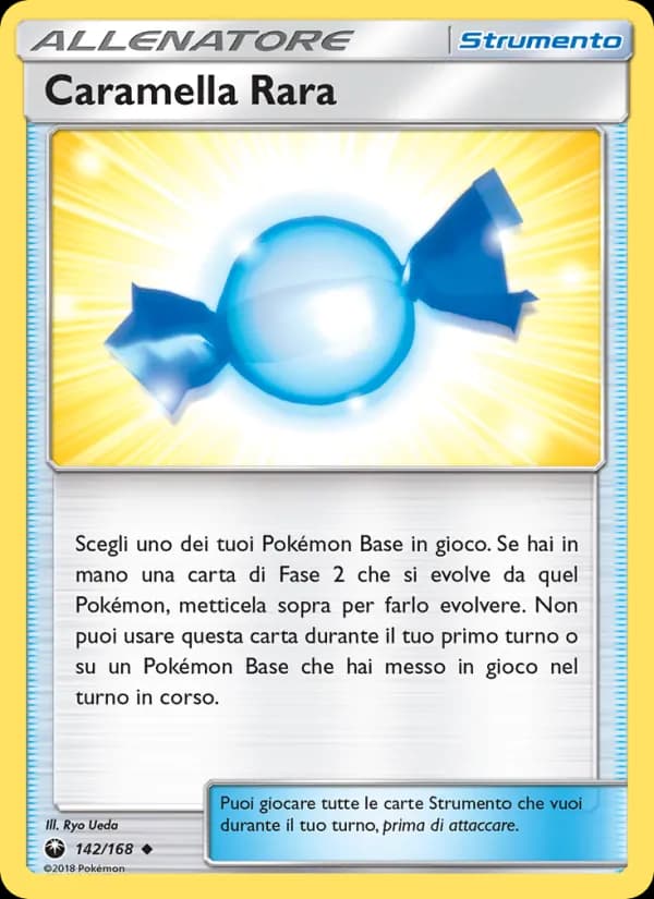 Caramella Rara card in Italian