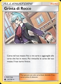 Grinta di Rocco card in Italian
