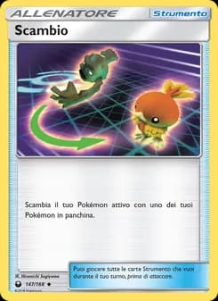 Scambio card in Italian