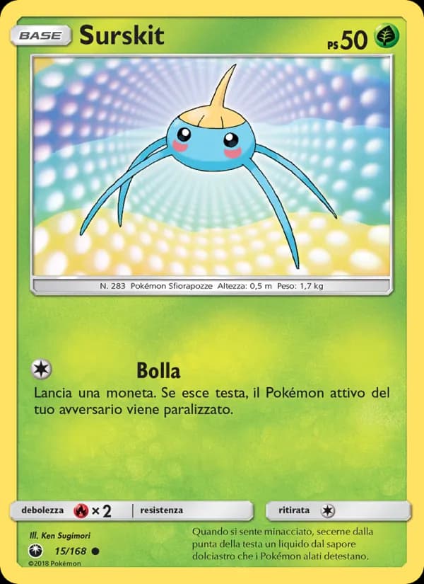 Surskit card in Italian