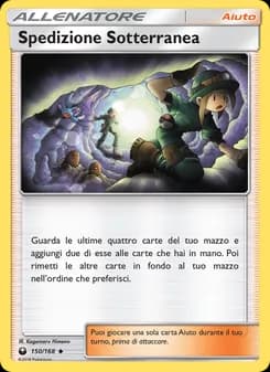 Spedizione Sotterranea card in Italian