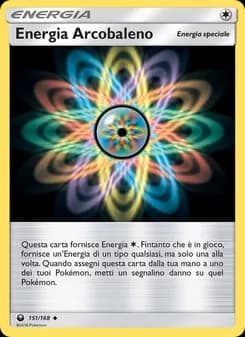Energia Arcobaleno card in Italian