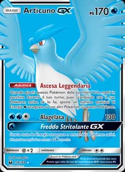 Articuno GX card in Italian