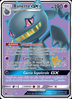 Banette GX card in Italian