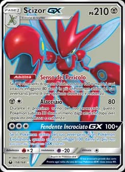 Scizor GX card in Italian