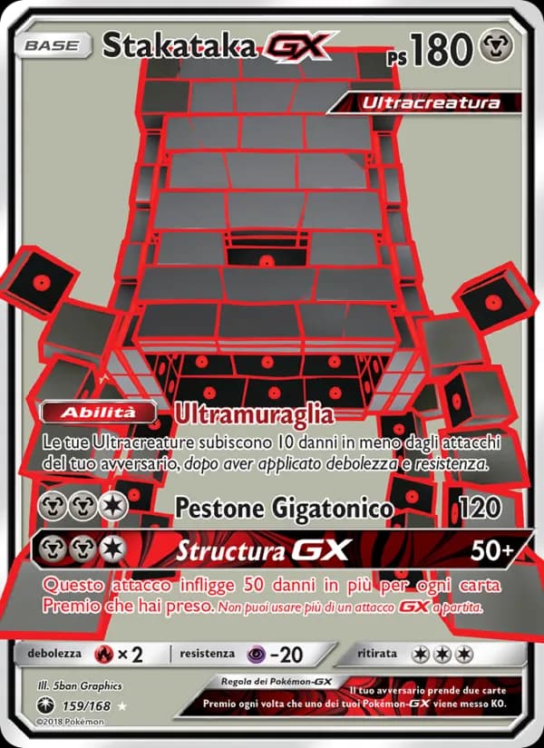Stakataka GX card in Italian