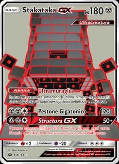 Stakataka GX card in Italian