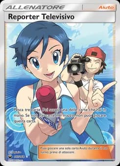 Reporter Televisivo card in Italian