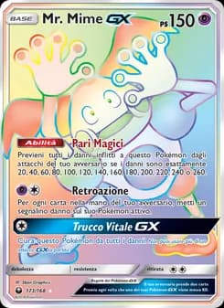 Mr. Mime GX card in Italian