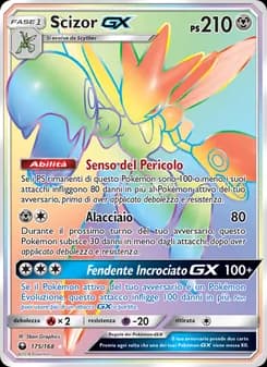 Scizor GX card in Italian