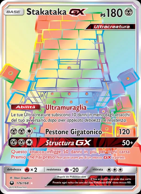 Stakataka GX card in Italian