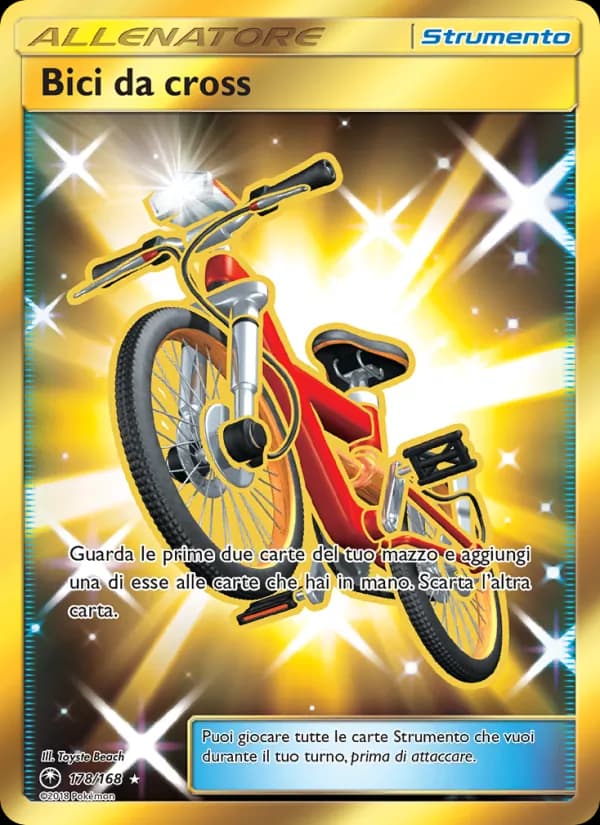 Bici da cross card in Italian