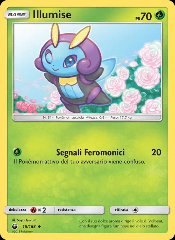 Illumise card in Italian