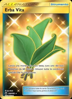 Erba Vita card in Italian