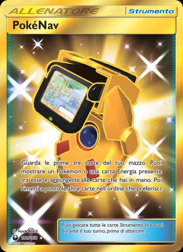 PokéNav card in Italian