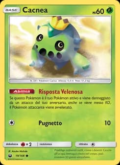 Cacnea card in Italian