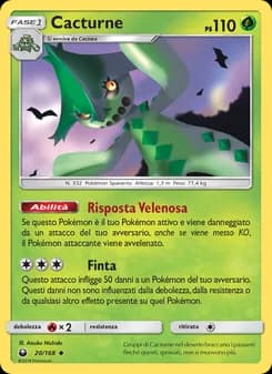 Cacturne card in Italian