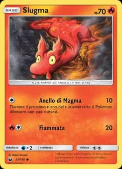 Slugma card in Italian