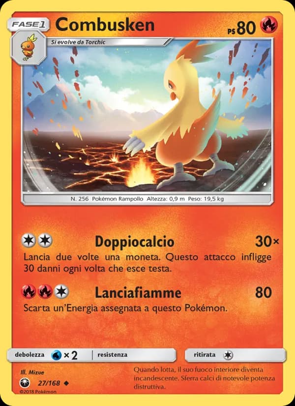 Combusken card in Italian