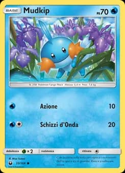 Mudkip card in Italian