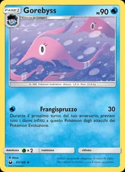 Gorebyss card in Italian