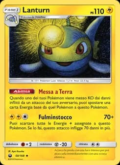 Lanturn card in Italian