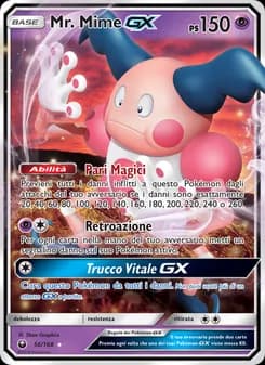 Mr. Mime GX card in Italian