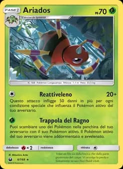 Ariados card in Italian