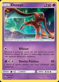 Deoxys card in Italian