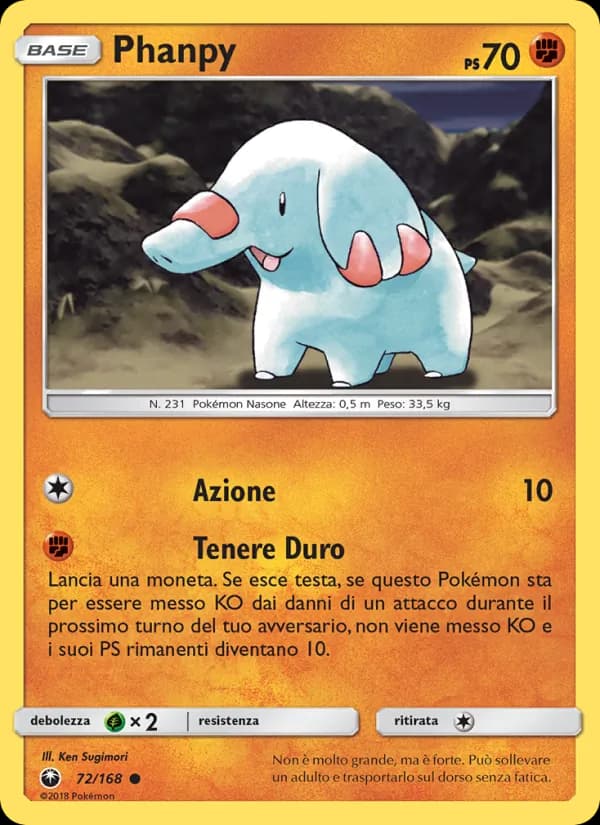 Phanpy card in Italian