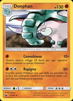 Donphan card in Italian