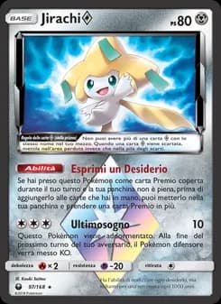 Jirachi ◇ card in Italian
