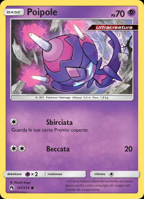 Poipole card in Italian