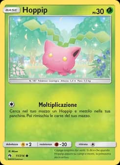 Hoppip card in Italian