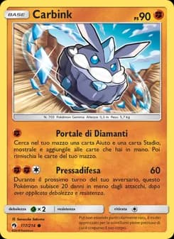 Carbink card in Italian