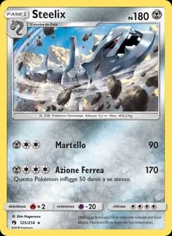 Steelix card in Italian