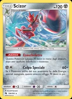 Scizor card in Italian