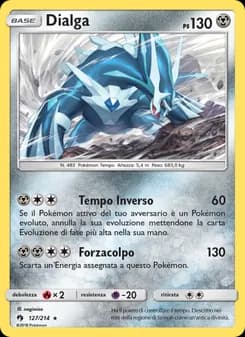 Dialga card in Italian