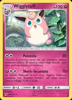 Wigglytuff card in Italian