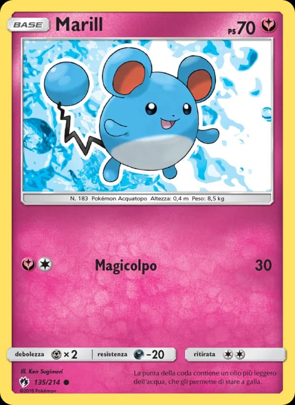 Marill card in Italian