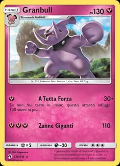 Granbull card in Italian